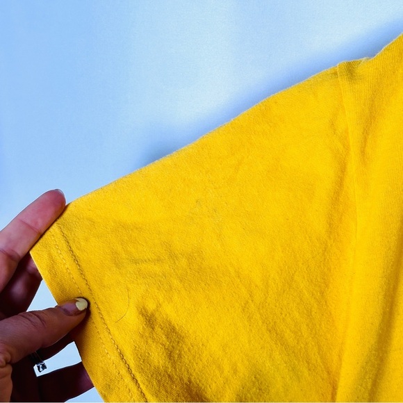 Poetic Justice Tupac Pop Art Graphic Tee 100% Cotton Retro Streetwear M Yellow - Picture 6 of 8